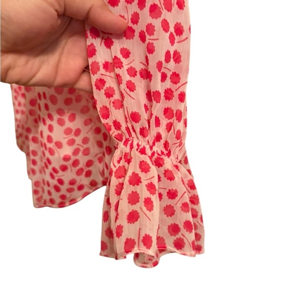 Boden Pink and White Polka Dot Blouse - Picture 3 of 6
